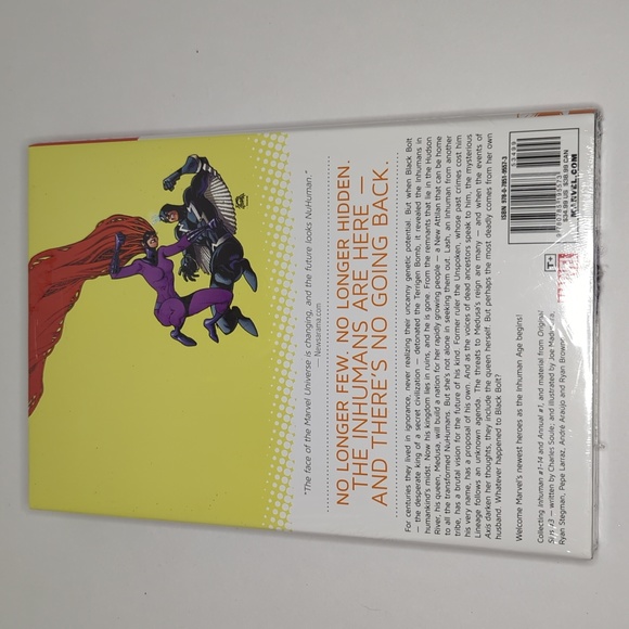 Inhuman Marvel Now! Hard Cover Graphic Novel Marvel Comics - Picture 2 of 3